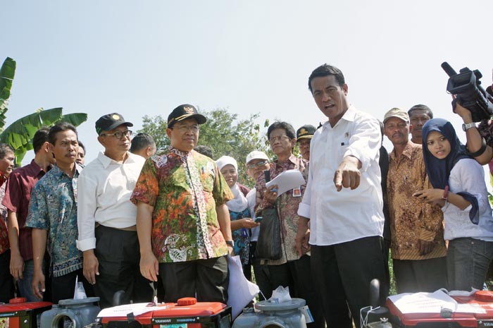 Mentan Pantau Dampak Kekeringan di Jawa Barat